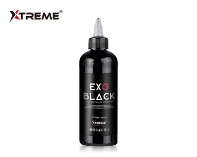 EXO BLACK 8-oz Xtreme Ink Dark Bold Solid Shading Tattoo Pigment (Made in USA)