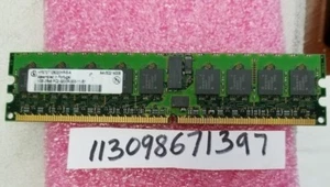1GB 2RX8 CL3 PC DDR2 DDR PC2-3200R DDR2-400 240PIN ECC-REG DUAL RANK 64x8 - Picture 1 of 1
