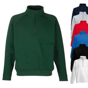 Fruit of the Loom Premium Zip Neck Raglan Sweat, Sweatshirt, Pullover F382 - Bild 1 von 12