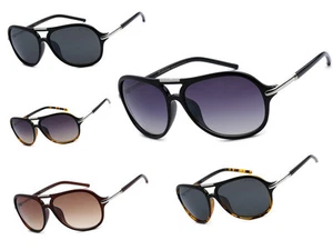 Occhiali da sole aviatore Manhattan uomo collezione vintage retrò anni 80 nuovi + borsa morbida   - Foto 1 di 9