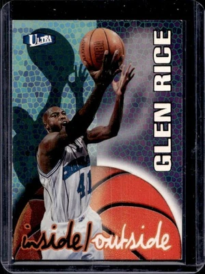 Fleer Ultra Glen Rice 1997-98 interior/exterior #10 E/S Hornets Foto 1 de 2