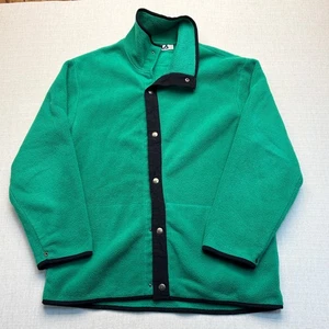 Vintage Fila Mens Magic Line Jacket Size XL Green Snap Fleece Pullover RARE - Picture 1 of 4