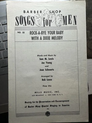 3 6x9 Barber Shop Quartet Tunes On Sheet Music - Image 1 of 3