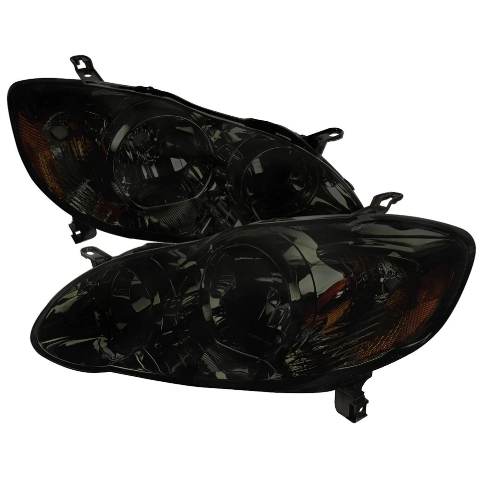 Faros ahumados ámbar sedán para Toyota Corolla Base CE S TRD 03-08 Foto 1 de 2