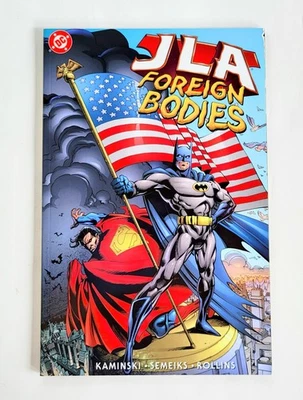 JLA: Foreign Bodies #1 (1999) DC Comics TPB Val Semeiks Len Kaminski sin leer en muy buen estado Foto 1 de 4