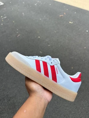 Adidas Para Mujer Samba OG Cuero Zapatos Informales Tenis Rojo ID0438 5.5-9w Foto 1 de 4