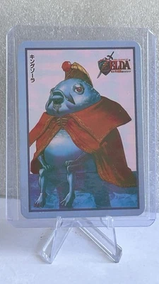 1999 Amada Legends Of Zelda Ocarina Of Time King Zora #12 Holo/Prism Japan-Rare - Image 1 of 4