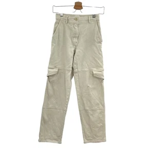 Pantalón cargo Aritzia Wilfred Free Maeve rosa media sarga crema marfil talla 00 - Imagen 1 de 13
