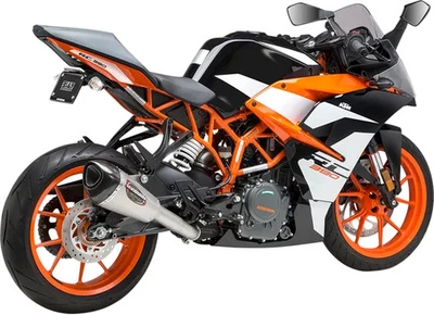 Tubulação de escape Yosh Alpha T Street Slip On SS funciona KTM 390 RC 18-20 - Imagem 1 de 4