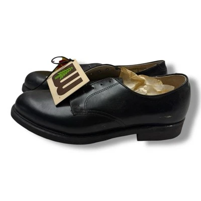 Vintage Weinbrenner Oxford Postal Work Shoes Leather Deadstock Rare 60s 9.5  - Image 1 of 4