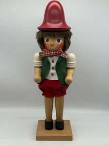 Vintage Holzkunst Christian Ulbricht Pinocchio Nutcracker Germany 17" Tall - Picture 1 of 11