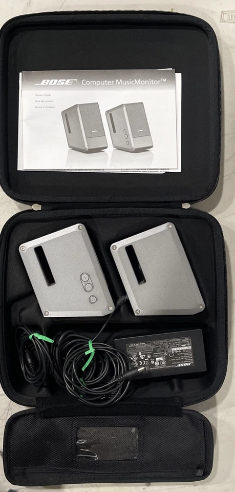 Bose Computer Music Monitor MusicMonitor Speakers Case. - Image 1 of 2