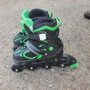 Pattini per bambini Mammy Gol taglia 1 anno-4 anni verdi lame a rullo in linea outdoor primavera giovani - Foto 1 di 12