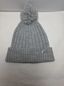 Michael Kors Strickmütze Damen grau Bommel - Bild 1 von 3
