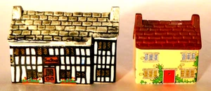 Wade Pottery Whimsey on Why The Stag Hotel #15 + Broomyshaw Cottage #21 Lot of 2 - Picture 1 of 3