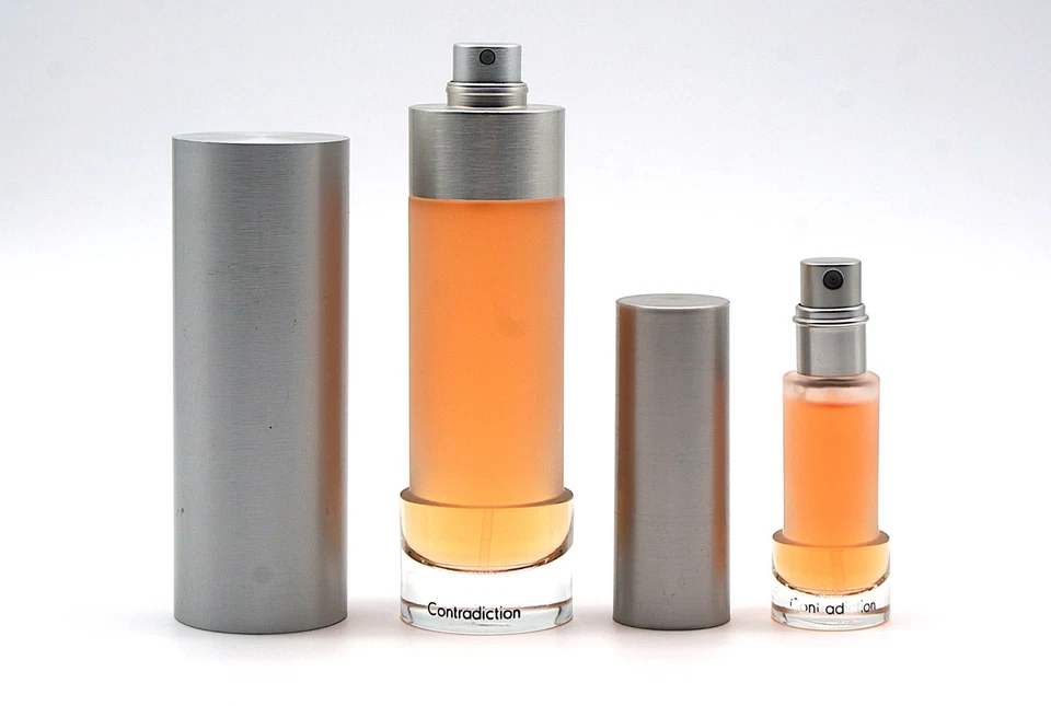 🌹 2x Contradiction by Calvin Klein Women 1.7oz & .33oz EDP Spray Vintage - Image 1 of 4