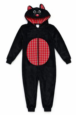 GLADRAGS Mädchen Scottie Hund einteilig Kostüm Welt Buch Tag Kapuze 1 Strampler 2-13 Jahre warm