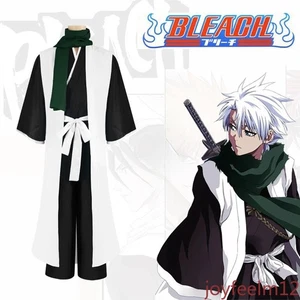Costume Anime Gioco di Ruolo BLEACH Hitsugaya Toushirou Cosplay Halloween Uomo Costume - Foto 1 di 13