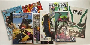 Marvel Uncanny Inhumans Charles Soule Lot of (7) Plus Karnak 1 Bagged Boarded EX - Picture 1 of 8