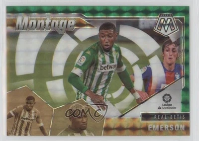 2020-21 Panini Mosaic La Liga Montage Green Prizm Emerson Royal #22 - Image 1 of 2