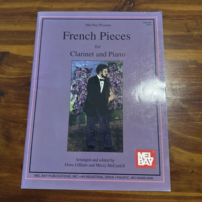 French Pieces for Clarinet and Piano by Mel Bay MB95296 Music Score - Image 1 of 3