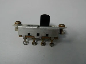 Switch Center off Vintage Switchcraft Inc 3 amp DPST - Picture 1 of 12