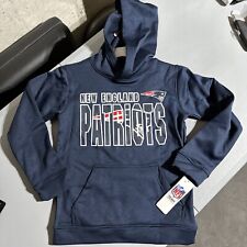 New England Patriots Youth Hoodie Sweatshirt NFL Team Apparel Boys L 12 / 14