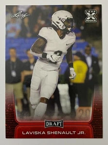 Leaf Draft 2020 fútbol americano Laviska Shenault Jr. Colorado rojo paralelo ¡control #07! - Imagen 1 de 2