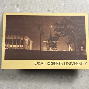 Folleto publicitario vintage de la Universidad Oral Roberts años 70 Tulsa, Oklahoma - Imagen 1 de 8
