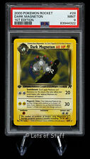 PSA 9 MINT Dark Magneton Rare Team Rocket 1st Edition 2000 Pokemon 28/82  -22