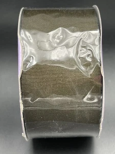 Paper Mart 2-1/4" x 25yd Brown Grosgrain Ribbon Roll - Picture 1 of 3