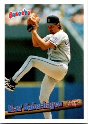 1996 Bazooka #114 Bret Saberhagen - Image 1 of 2