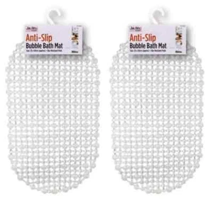 2x Antirutsch Bad Duschmatte - Wasserdicht Badezimmer WC Schaummatte 35x50cm - Bild 1 von 5