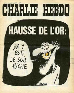 "CHARLIE HEBDO N°40 du 23/8/1971" REISER : HAUSSE DE L'OR - Picture 1 of 1