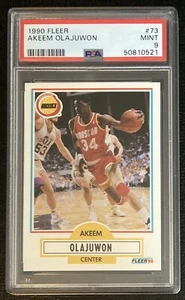1990 Fleer Akeem Olajuwon #73 PSA 9 - Picture 1 of 1