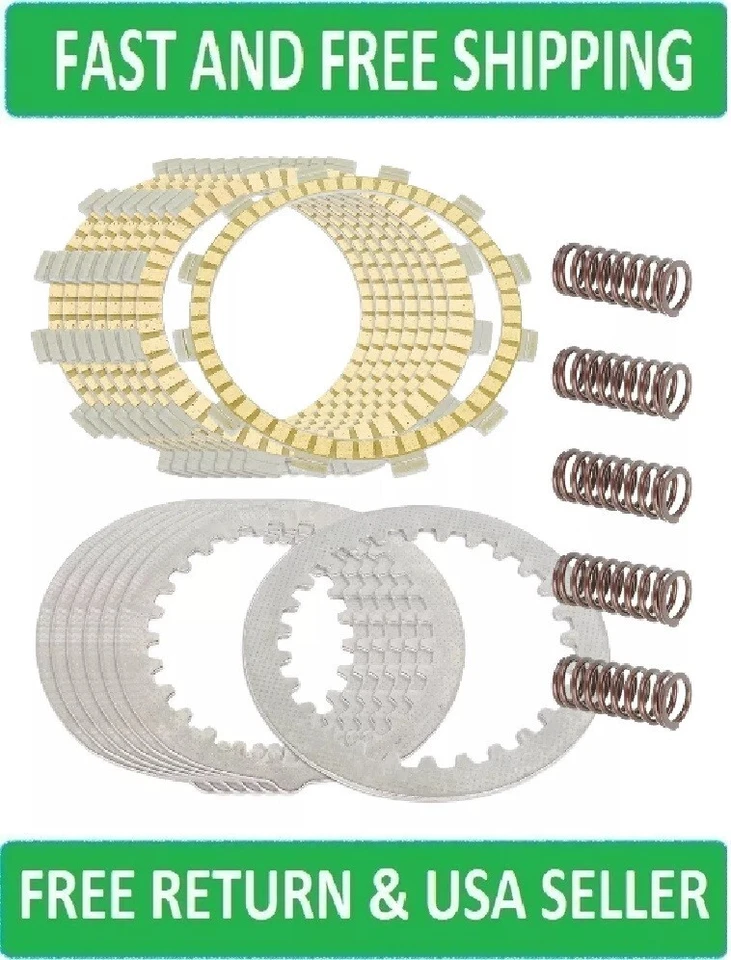 Kit de placas y resortes de acero de fricción de embrague para Yamaha XJ550 Maxim 1981-1983 Foto 1 de 2