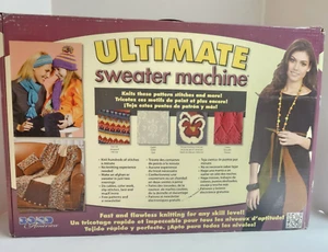 Ultimate Maglione Macchina Maglia Tool Set Filato Istruzioni Modello DVD Libro Completo - Foto 1 di 19