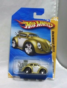 JCA Hot Wheels - 2009/10 Hot Wheel #4 Volkswagen Beetle - dorado  - Imagen 1 de 3