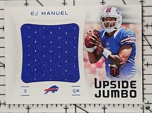 EJ MANUEL 2013 Momentum Upside Jumbo Jersey #2 18/299 - Picture 1 of 2