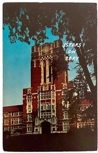 1950s 1960s KNOXVILLE, TN, UNIVERSITY OF TENNESSEE AYRES HALL POSTCARD - Picture 1 of 2