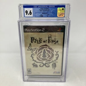 Rule of Rose PlayStation 2 PS2 Black Label Sealed CGC Graded 9.6 A - Picture 1 of 6