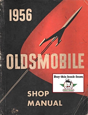 Oldsmobile 1956 manual de reparación de taller de fábrica cohete 88 98 Foto 1 de 2