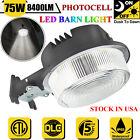 LED Barn Light 75 Watts Dusk to Dawn Waterproof for Garage Light, ETL Listed