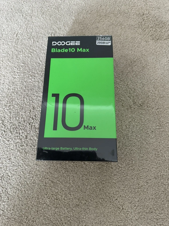 DOOGEE Blade10 Max Rugged Smartphone, 10300mAh Battery, 20GB+256GB - Image 1 of 1