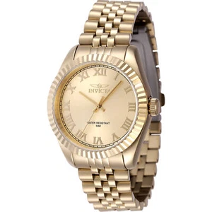 Invicta Women's Watch Specialty Gold Dial Stainless Steel Bracelet Quartz 47418 - Picture 1 of 2