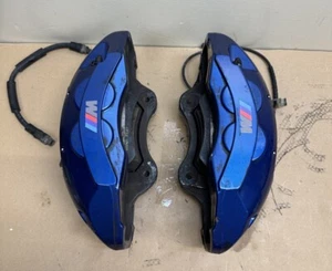 ✅ 10-13 OEM BMW E70 E71 X5M X6M Front Right/Left Brake Calipers Brembo Blue - Picture 1 of 15