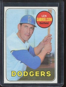 1969 Topps Baseball # 615 Len Gabrielson NM+ Near Mint Plus - Picture 1 of 2