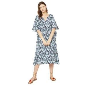 Tranquil Tones - 100% Cotton Kaftan - Picture 1 of 8