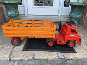 VINTAGE 1960'S REMCO TUFF BOY 6 WAY TRUCK 3 FT LONG! PLASTIC Doesnt work As Is - Picture 1 of 24