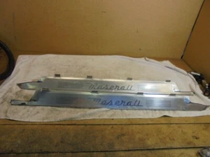 MASERATI 3.2 V8 QUATTROPORTE EVOLUTION PAIR OF SILL TREAD PLATES - Picture 1 of 6